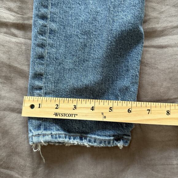 Citizens of Humanity Womens Jeans Charlotte Crop Distressed Light Wash 27 - Picture 7 of 16